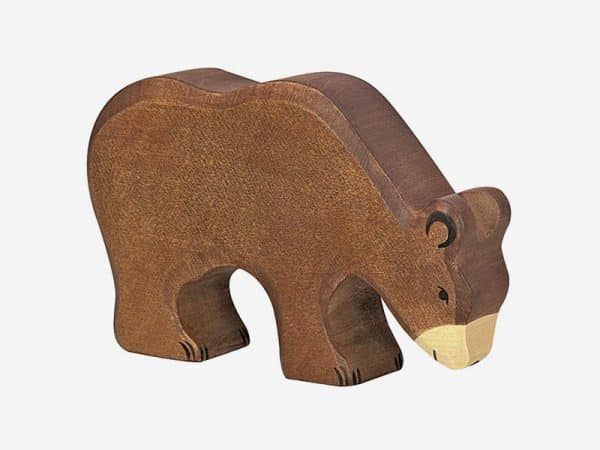 Ours brun qui mange - Holztiger