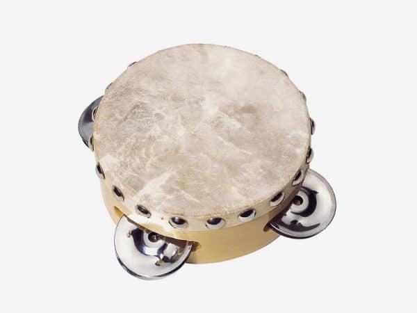 Tambourin avec 3 cymbales - Goki