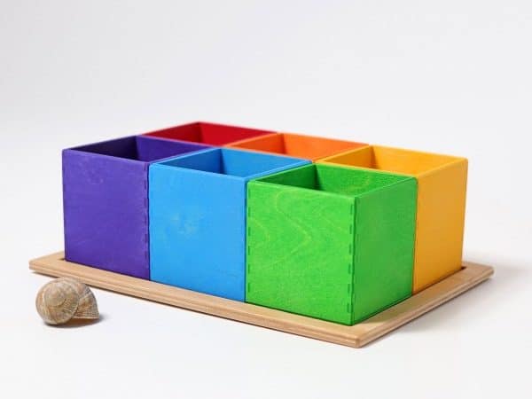 Boites de tri arc-en-ciel (petit) - Grimm’s