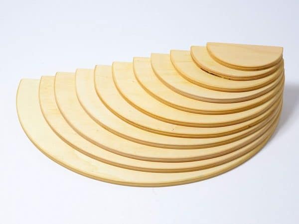 Demi-cercles naturels en bois (grand) - Grimm’s