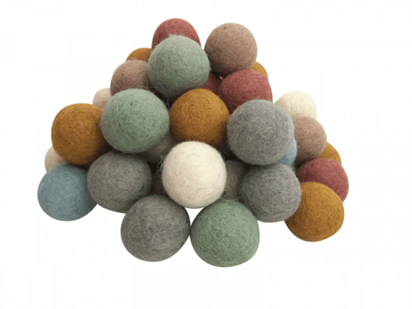 Balles couleur terre - 49 Morceaux - Papoose