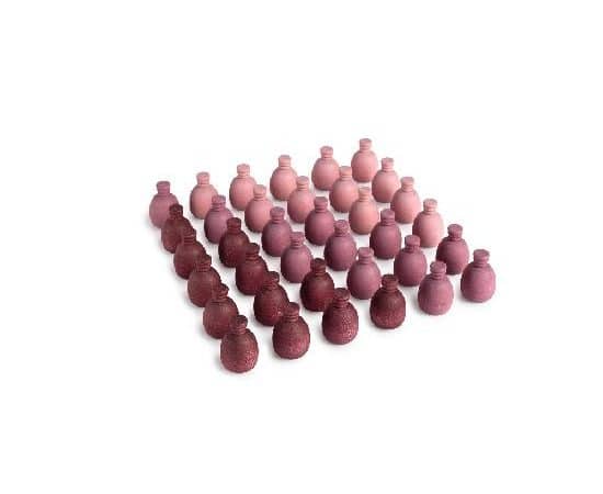 36 Ananas en bois (mauve) - Mandala - Grapat