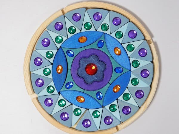 Mandala scintillant bleu - Grimm's