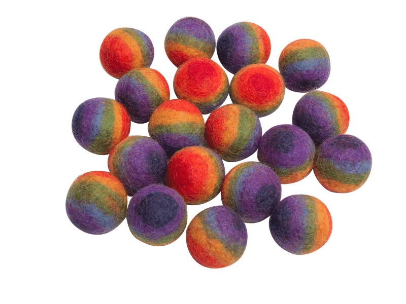Balles arc-en-ciel - 20 Morceaux - Papoose
