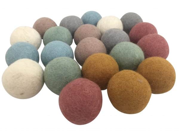 Balles couleur terre - 7 Morceaux - Papoose