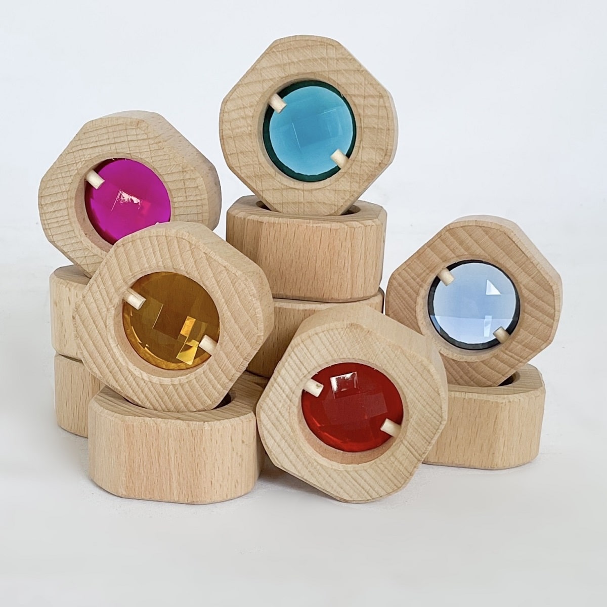 Diamants goethe avec fenêtres - 12 Morceaux - Papoose