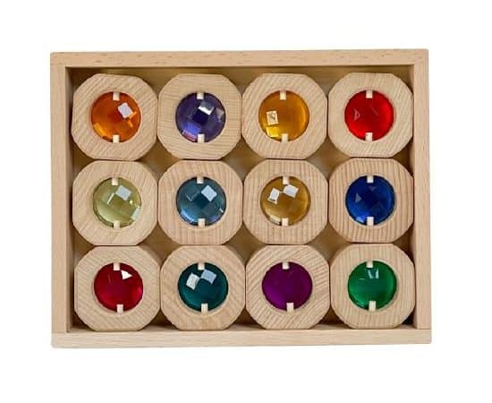 Diamants goethe avec fenêtres - 12 Morceaux - Papoose