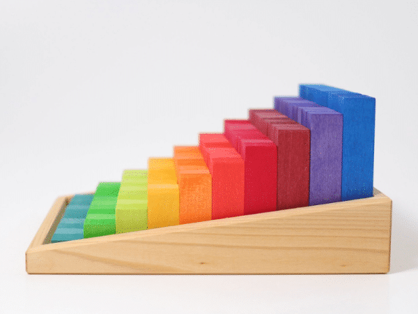 Blocs de calculs (100 morceaux) - Ensemble de construction 2 x 2 cm - Monde des nombres - Grimm's