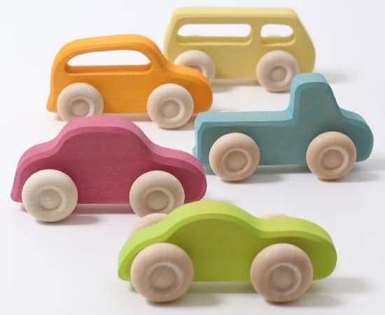 5 grandes voitures pastel - Grimm's