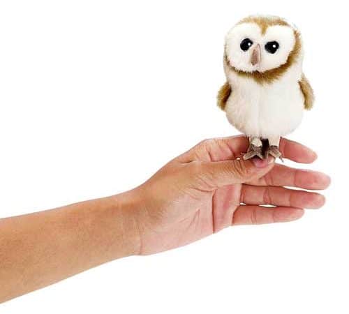 Mini chouette effraie - Folkmanis Puppets