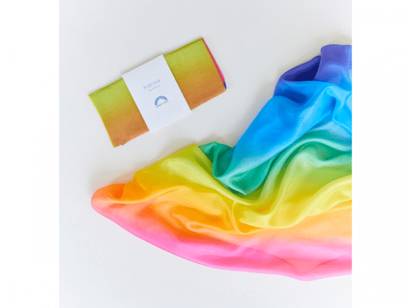 Soie de jeu (playsilk) - Rainbow - Sarah's Silks