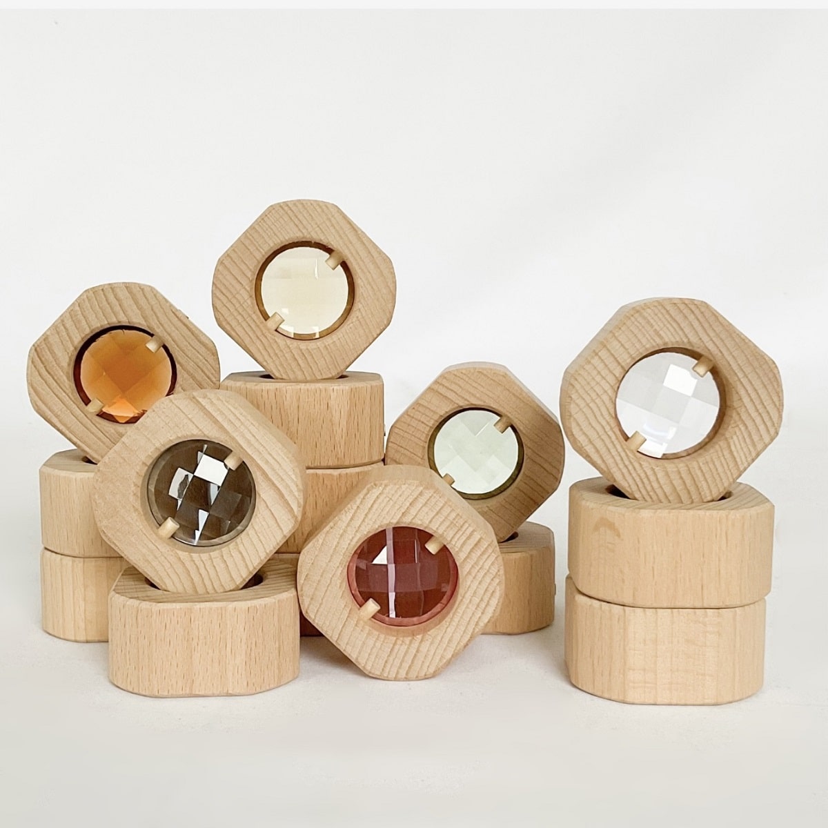 Diamants terre avec fenêtres - 15 Morceaux - Papoose