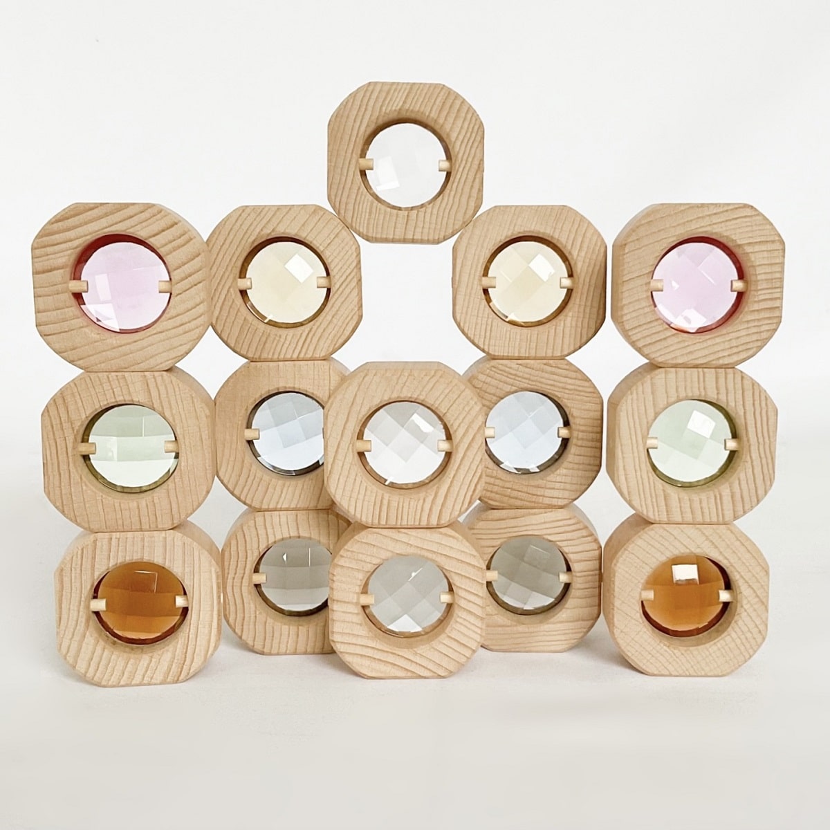 Diamants terre avec fenêtres - 15 Morceaux - Papoose