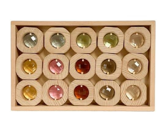 Diamants terre avec fenêtres - 15 Morceaux - Papoose