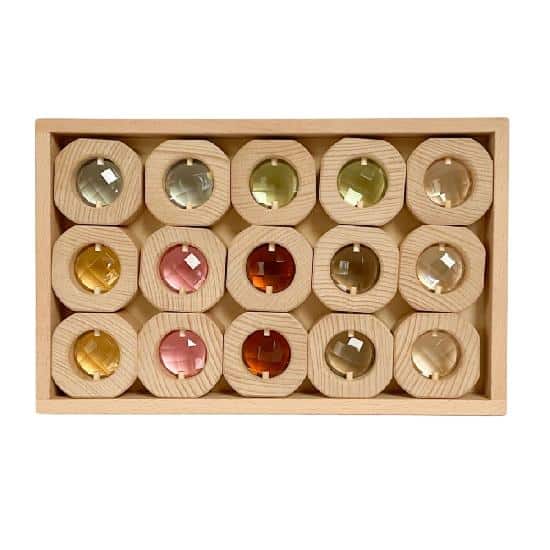 Diamants terre avec fenêtres - 15 Morceaux - Papoose