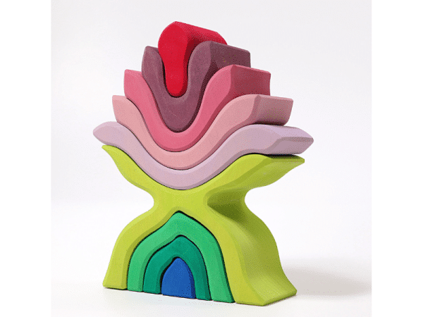Fleur à empiler en bois - Grimm's