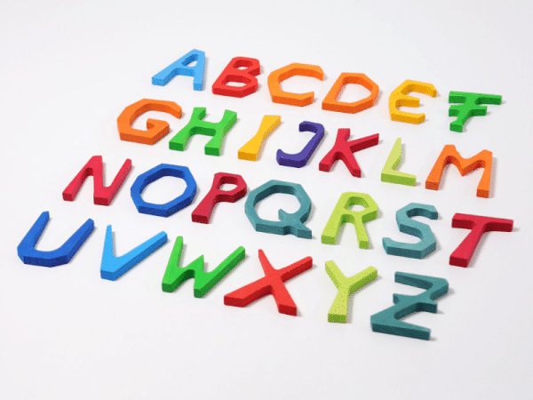 Lettres anthroposophiques en bois (A à Z) - Unitaire - Grimm's