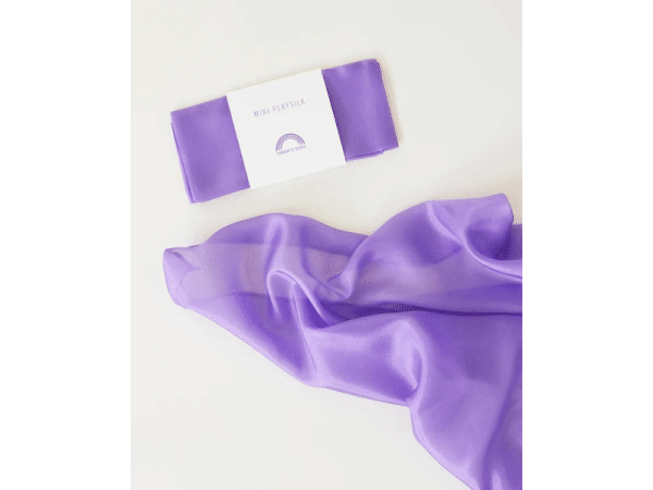 Soie de jeu mini (playsilk) - Purple - Sarah's Silks