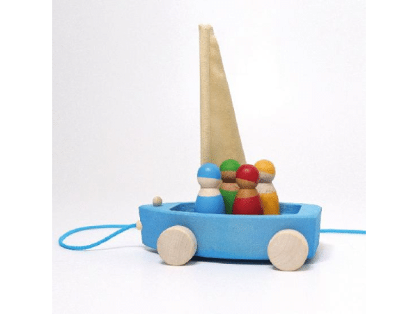 Bateau à tirer et ses 4 matelots - Grimm's