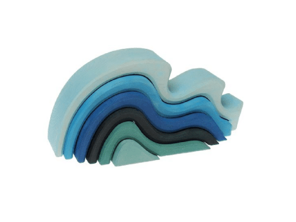 Ensemble de construction en bois empilable - Eau (moyen) - Grimm’s