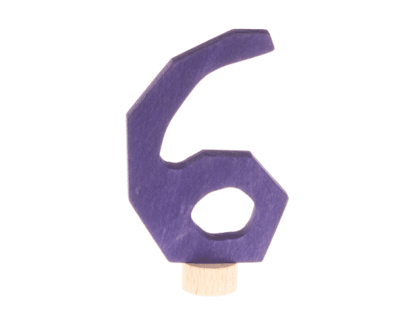 Chiffre décoratif - 6 - Grimm's