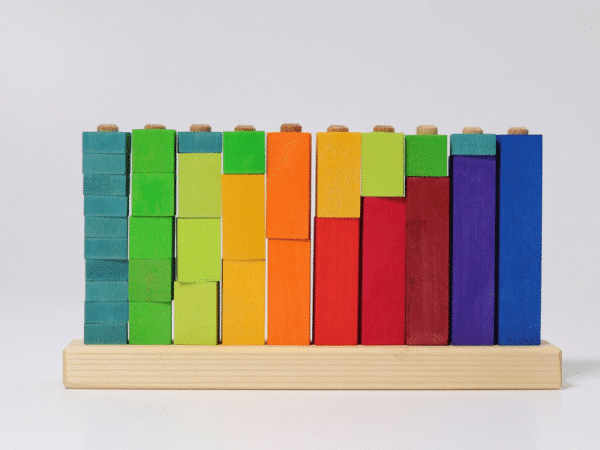 Jeu à empiler pour compter - Matériel de manipulation - Monde des nombres - Grimm's