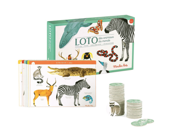 Loto des animaux du monde - Jeu - Tout Autour du Monde - Moulin Roty