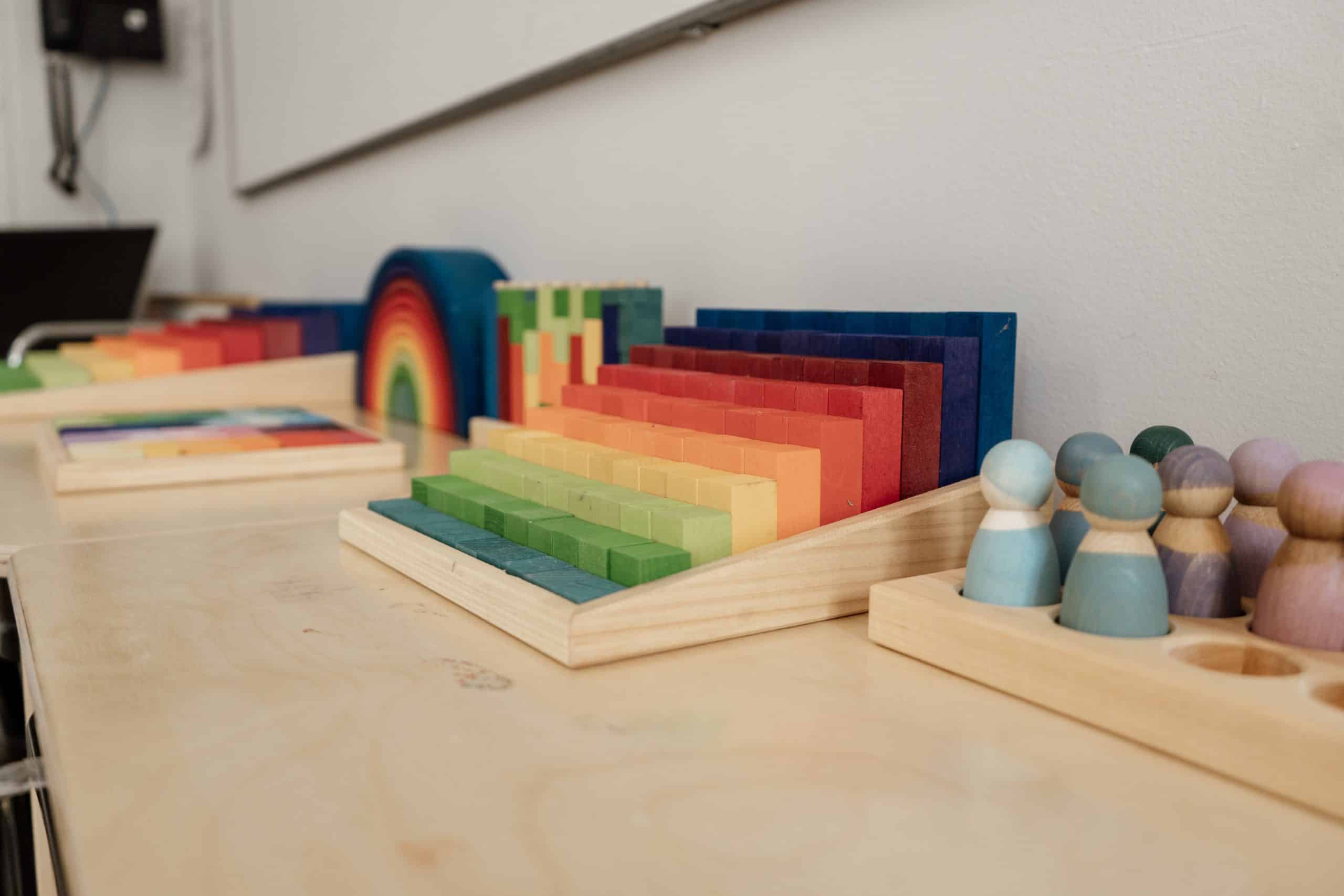 Arc-en-ciel en bois - Monde des nombres - Grimm’s