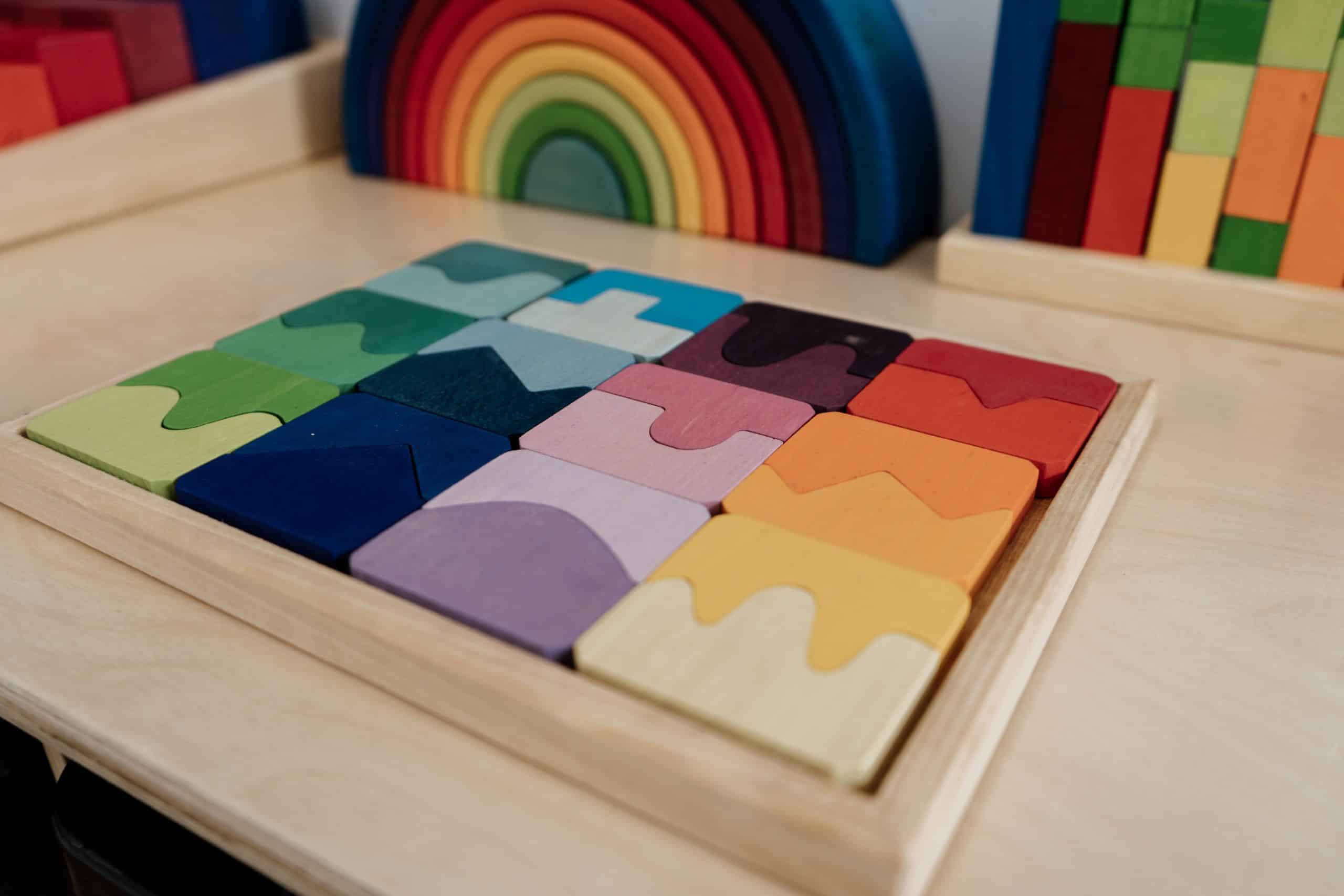 Arc-en-ciel en bois - Monde des nombres - Grimm’s