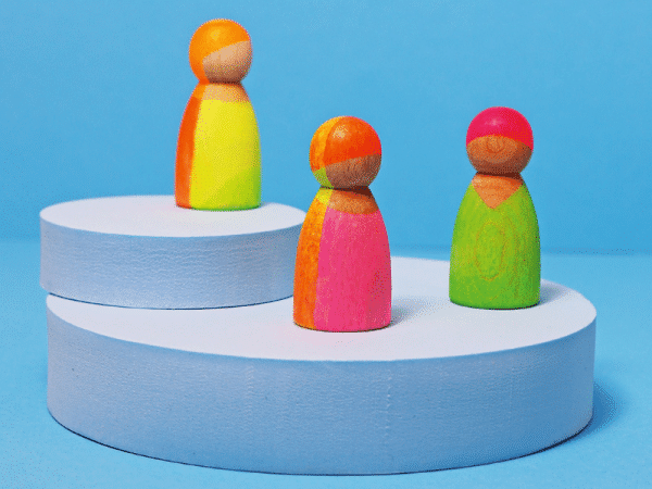 3 personnages MIX néon- Grimm's X NEON