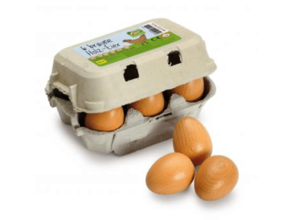 6 Oeufs bruns - Erzi