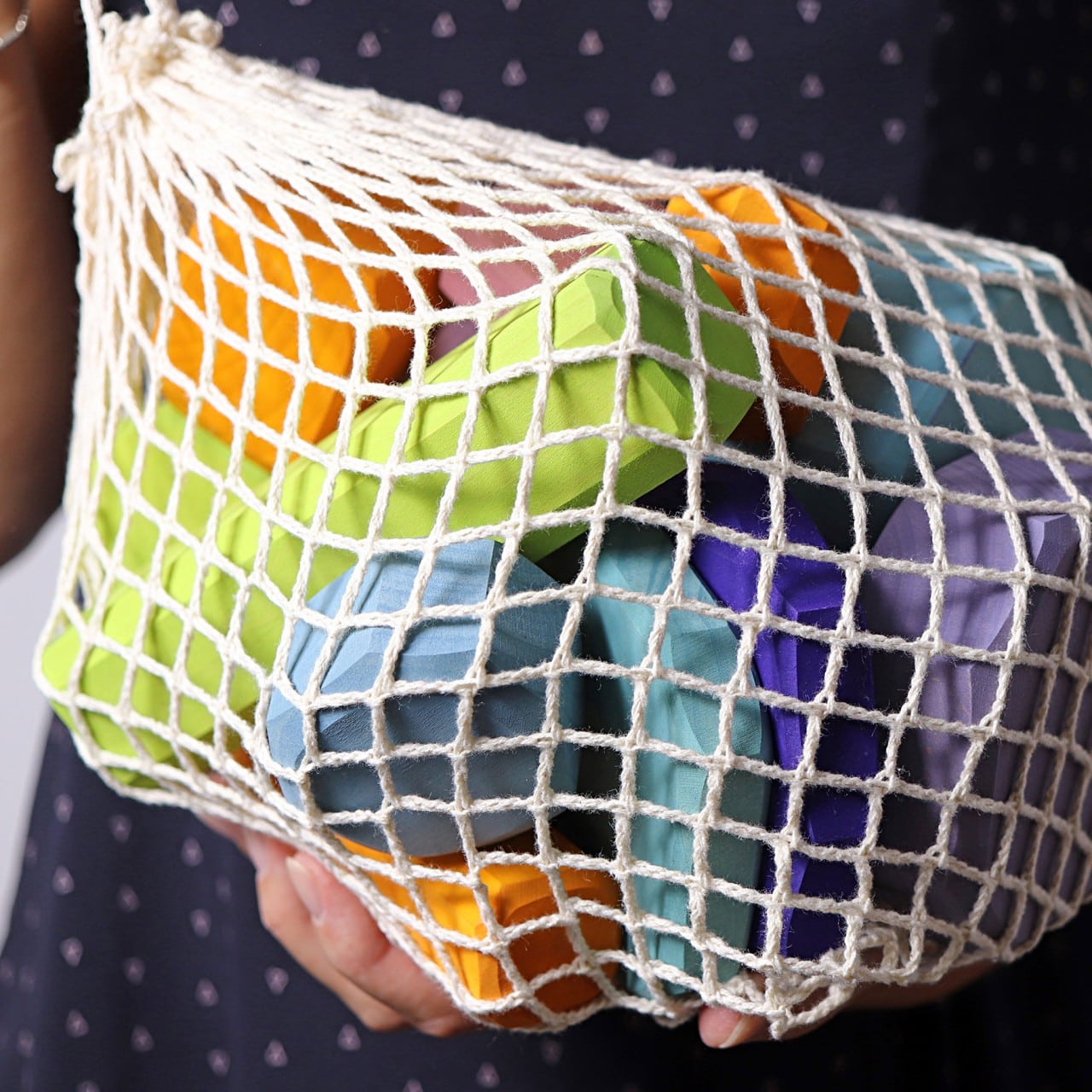 Gros Blocs de Construction Rondins pastel - Grimm's