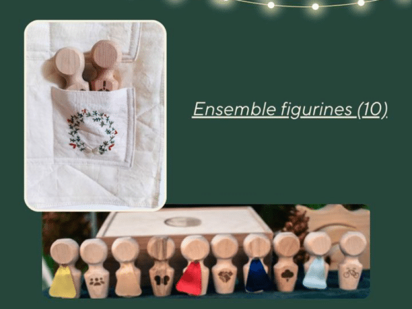 10 figurines en bois des écolo-héros - Nature-en-nous