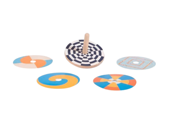 Toupie en bois optique - Moulin Roty