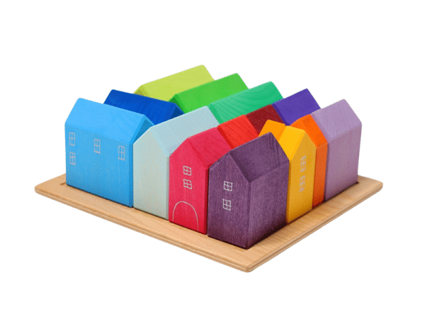 Maisons en bois colorées - Grimm's