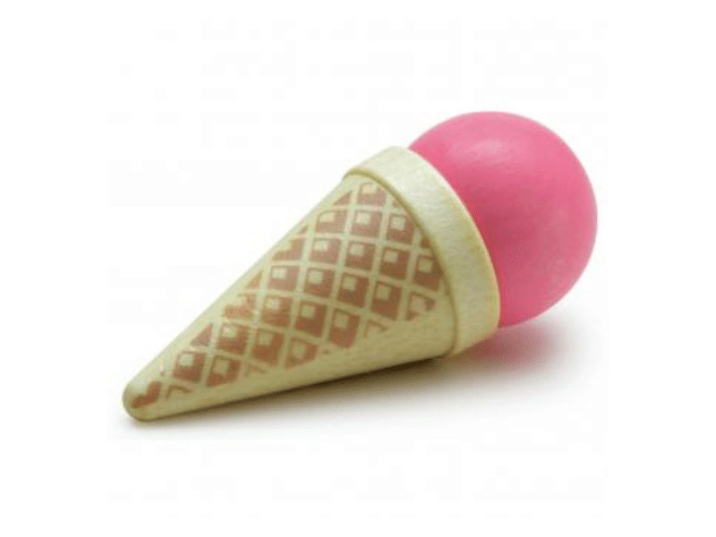 Cornet de crème glacée rose - Erzi