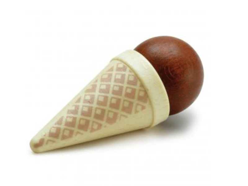 Cornet de crème glacée marron - Erzi