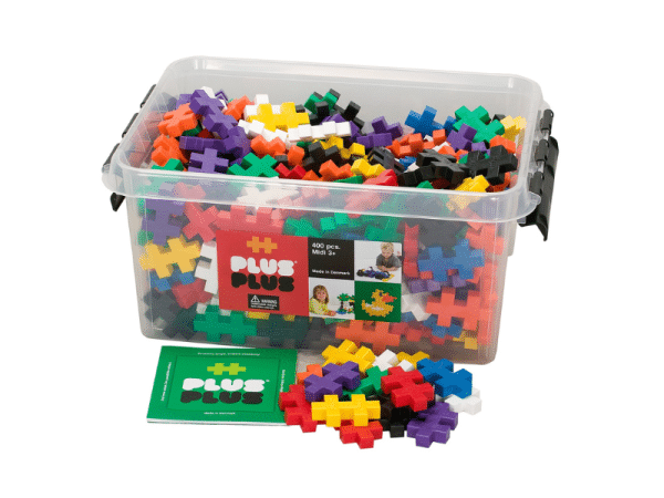 Ensemble Éducatif de 400 morceaux colorés (Gros) - Plus Plus