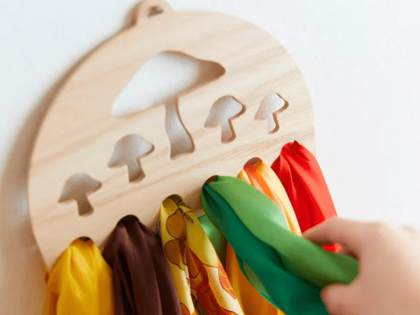 Rangement pour soies de jeu champignons - Sarah's Silks