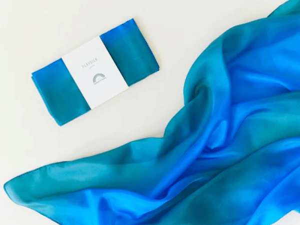 Soie de jeu (playsilk) - Océan - Sarah's Silks