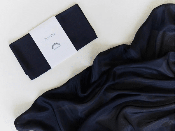 Soie de jeu (playsilk) - Noir - Sarah's Silks