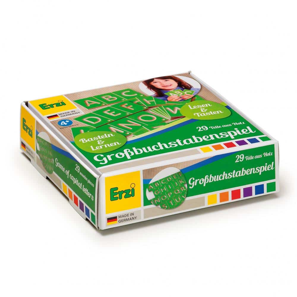 Lettres majuscules à manipuler - Erzi