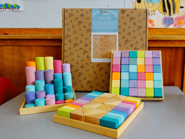 Coffret découverte - Ensemble de matériel polyvalent pour construire pastel