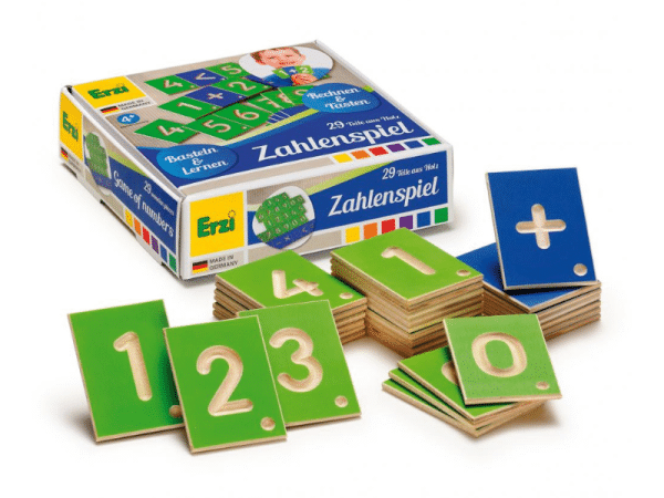 Ensemble de chiffres à manipuler - Erzi