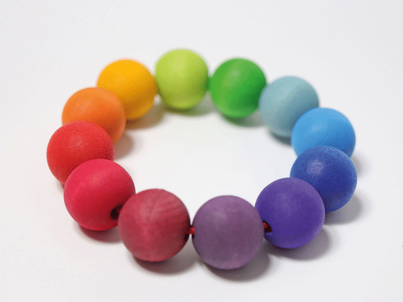 Anneau de perles arc-en-ciel - Grimm's