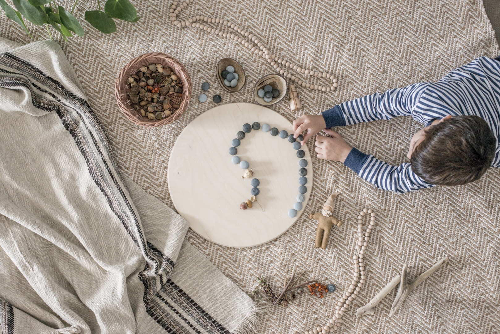 Plateforme ronde en bois - Grapat