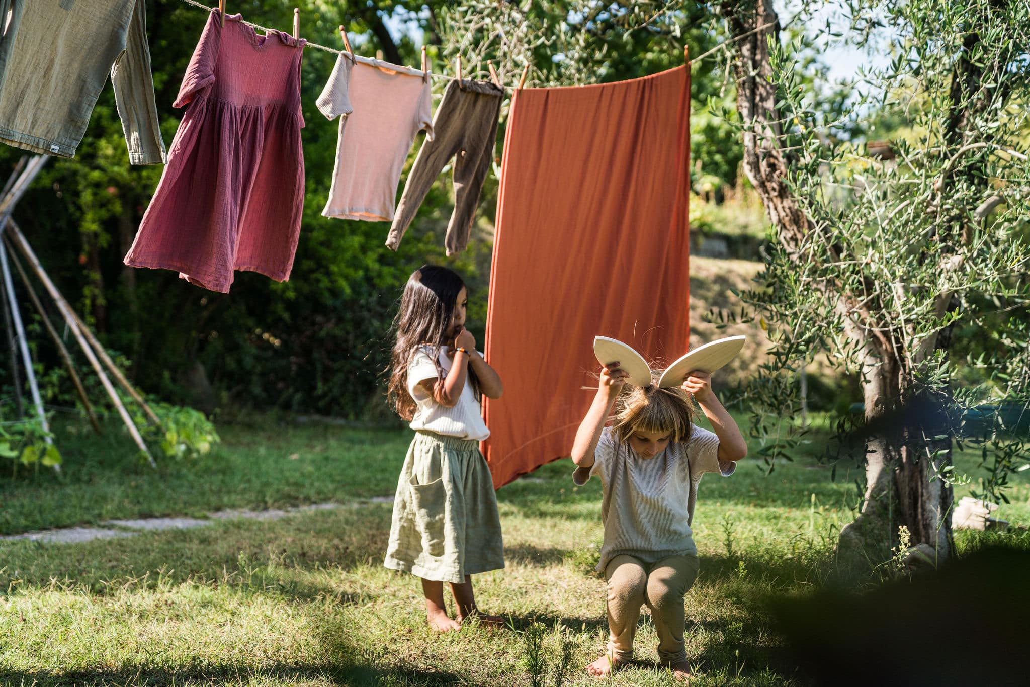 Plateforme de pétales en bois - Grapat