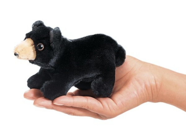Mini ours noir - Folkmanis Puppets